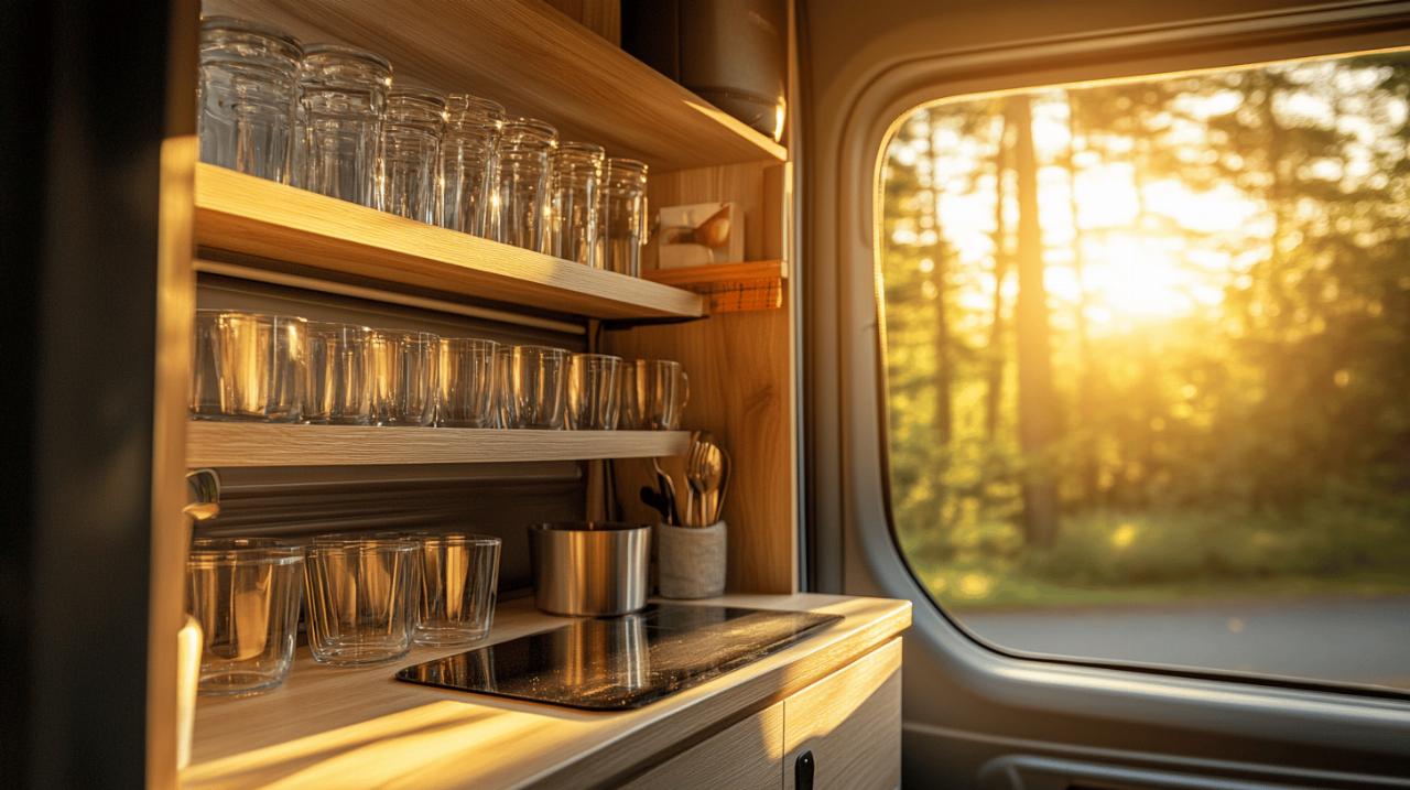 Astuce pour organiser les verres dans un camping-car : simplifiez votre vie avec ces apps de gestion